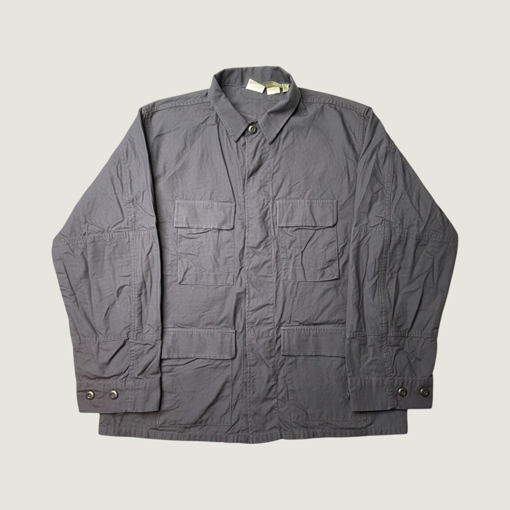 Propper Combat Coat Mens XL Regular Navy Blue Ripstop Military Jacket Cotton